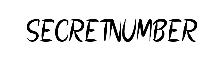 SECRET NUMBER  لخطوط تنزيل