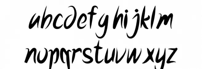 SECRET NUMBER Font LOWERCASE