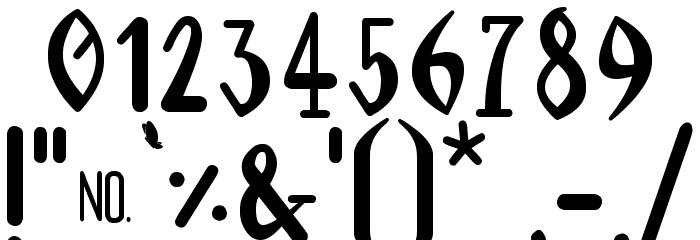 SEEDS by Agent C Font OTHER CHARS