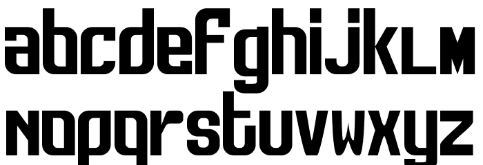 SEEKING REG Font LOWERCASE