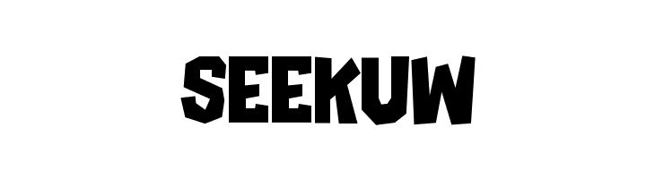SEEKUW  Скачать бесплатные шрифты