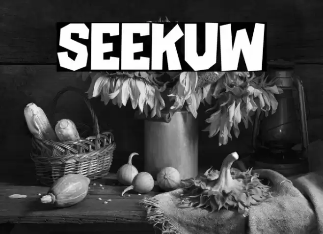 SEEKUW Caratteri examples