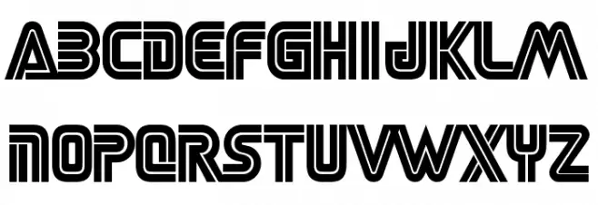 SEGA LOGO FONT Шрифта ВЕРХНИЙ