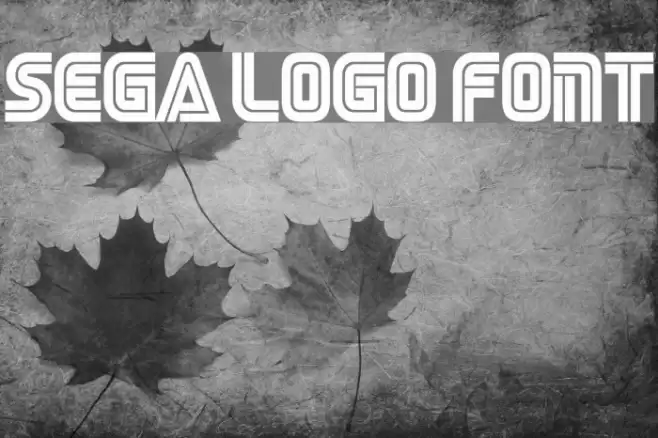 SEGA LOGO FONT Fuentes examples