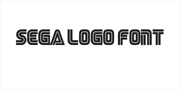 SEGA LOGO FONT Logo