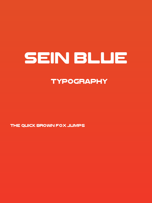 SEIN BLUE Poster