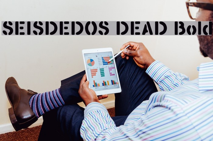 SEISDEDOS DEAD Bold Font examples