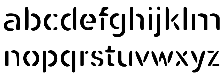 SEISDEDOS DEAD Regular Font LOWERCASE