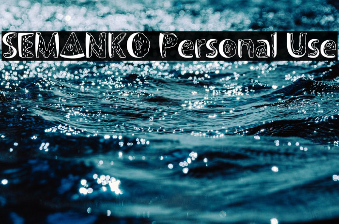 SEMANKO Personal Use Example 1