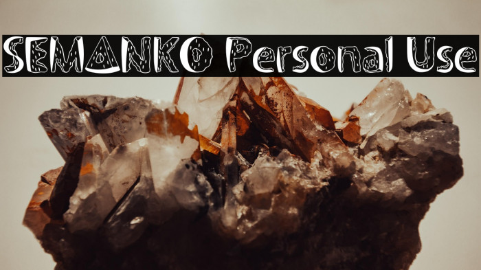 SEMANKO Personal Use Example 2