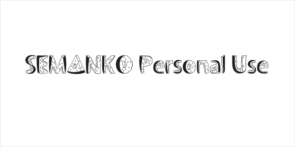 SEMANKO Personal Use Logo