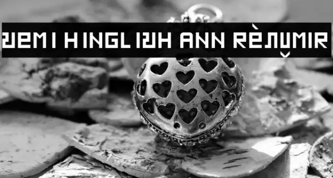 SEMI HINGLISH ANN Regular Font examples