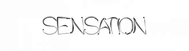 SENSATION  font caratteri gratis