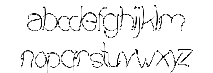 SENSATION Font LOWERCASE