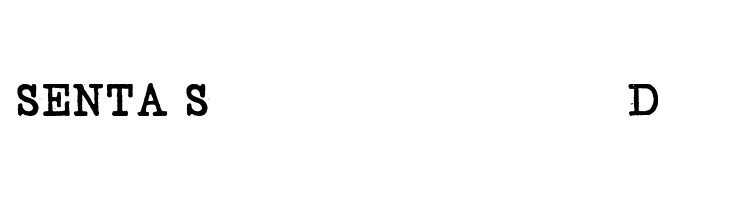 SENTA Schreibmaschine Demo  Frei Schriftart Herunterladen