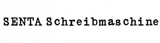 SENTA Schreibmaschine  Fuentes Gratis Descargar