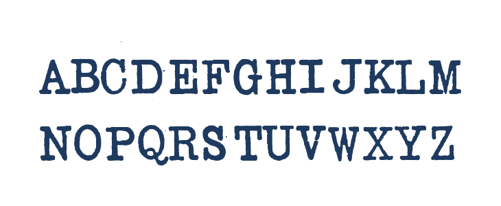 SENTA Schreibmaschine Uppercase