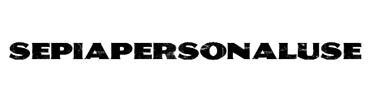 SEPIA Personal Use  नि: शुल्क फ़ॉन्ट्स डाउनलोड