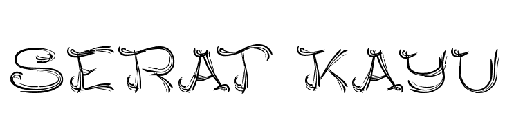 SERAT KAYU Font