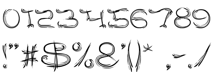 SERAT KAYU Font OTHER CHARS