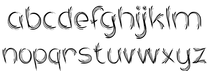 SERAT KAYU Font LOWERCASE
