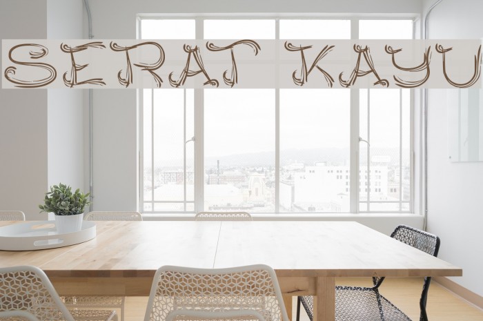 SERAT KAYU Font examples