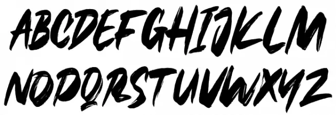 SERCEREZ Schriftart Groß