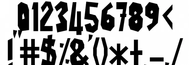 SERDAK_biskut Font OTHER CHARS