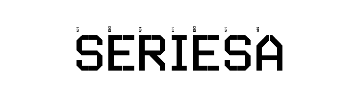 SERIESA  font caratteri gratis