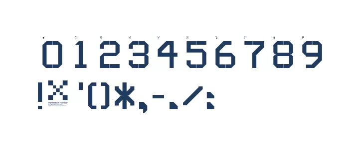 SERIESA Font OTHER CHARS