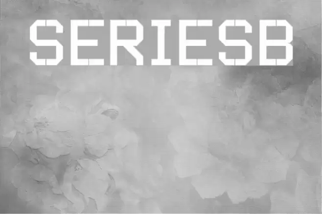 SERIESB Font examples