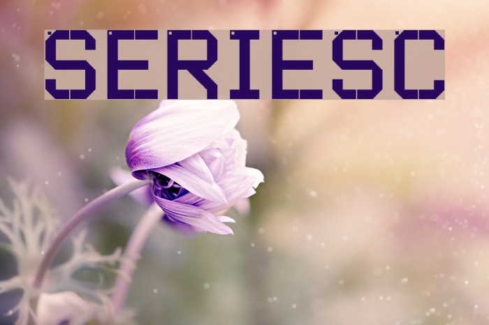 SERIESC Font examples