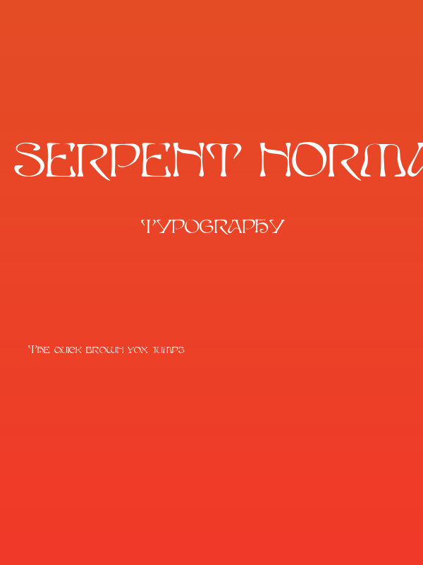 SERPENT Normal Poster