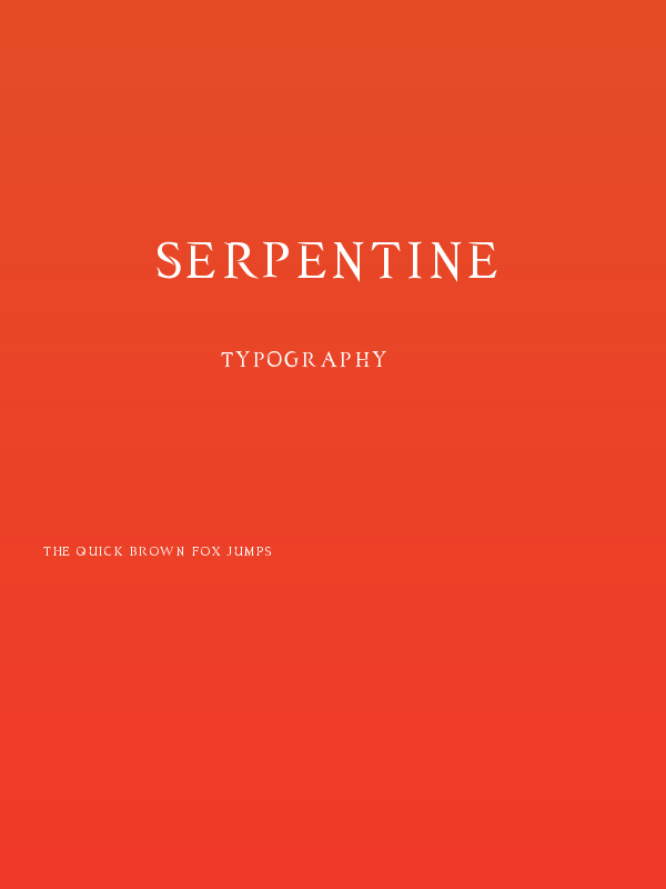 SERPENTINE Poster