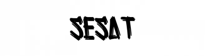 SESAT  フリーフォントのダウンロード