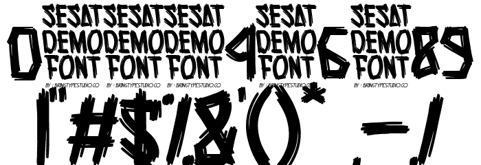 SESAT Font OTHER CHARS