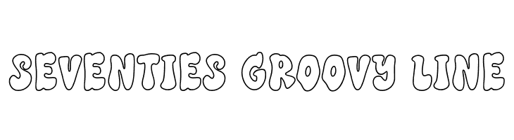 SEVENTIES GROOVY LINE  Frei Schriftart Herunterladen