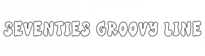 SEVENTIES GROOVY LINE  免费字体下载