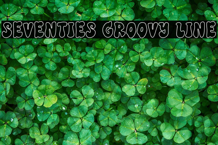 SEVENTIES GROOVY LINE Example 3