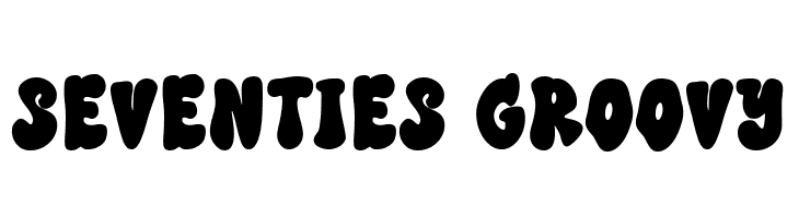 SEVENTIES GROOVY フォント