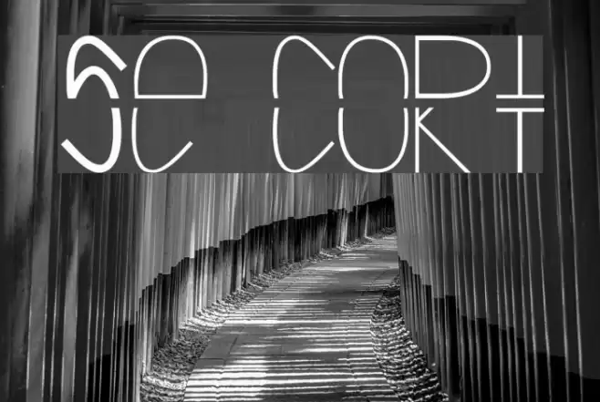 Se cort— Font examples