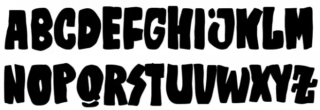 Se está lianado! Schriftart Groß