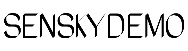 SeNSKYDEMO  Fuentes Gratis Descargar