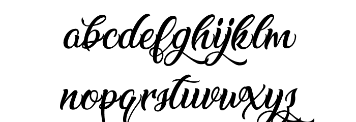 Sea Balance Personal Use Regular Font LOWERCASE