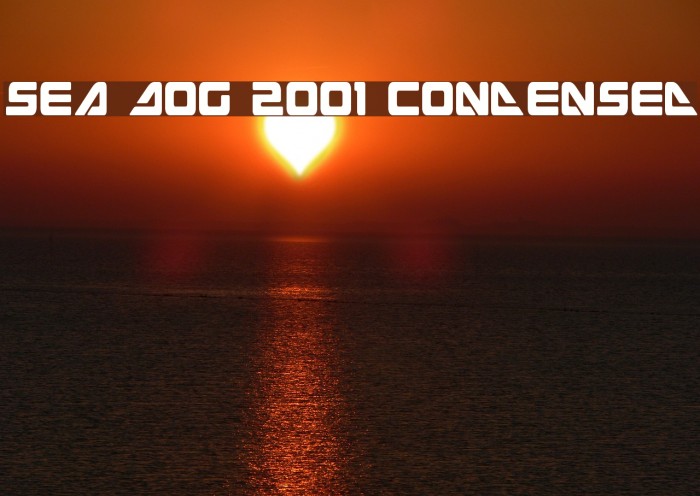 Sea Dog 2001 Condensed Font examples