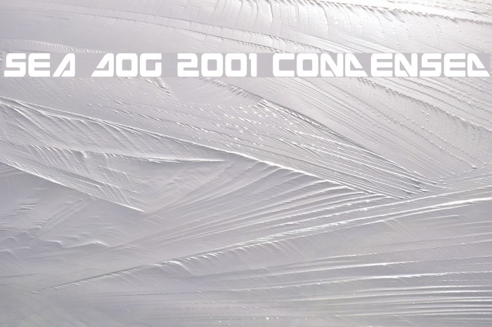 Sea Dog 2001 Condensed Font examples
