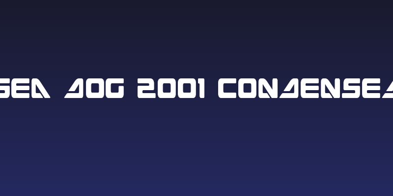 Sea Dog 2001 Condensed Social Header