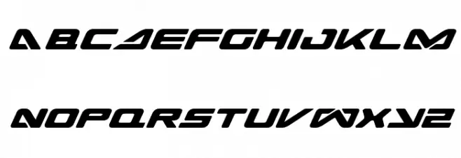 Sea Dog 2001 Italic Шрифта ВЕРХНИЙ