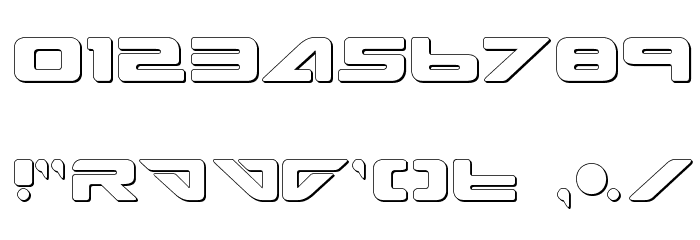 Sea Dog 2001 Shadow Font OTHER CHARS