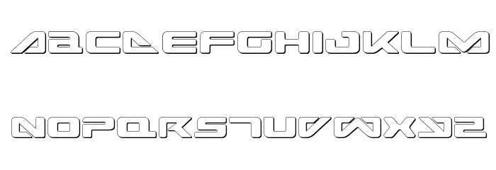 Sea Dog 2001 Shadow Font LOWERCASE